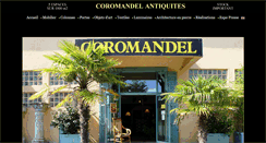 Desktop Screenshot of coromandel-antique.com